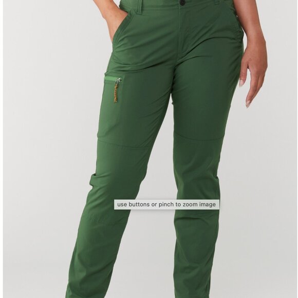 REI Women’s Trailmade Hiking Pants, Green, 2 - Picture 1 of 11
